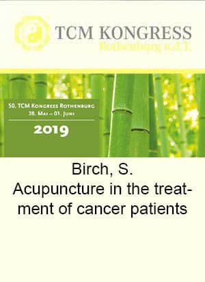 Acupuncture in the treatment of cancer patients - Video